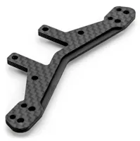 #1U-15532- 1UP RACING CF1 – CARBON FIBRE FRONT BUMPER BRACE AND BODY MOUNT PLATE (ASSOCIATED TC8)