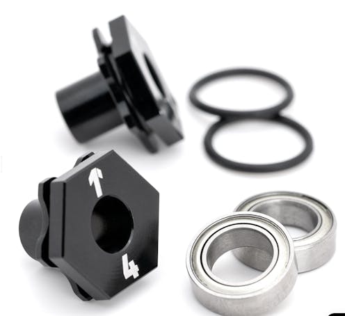 #1U-15534 - 1UP RACING DIRECTHEX HUB AXLES - AE TC8