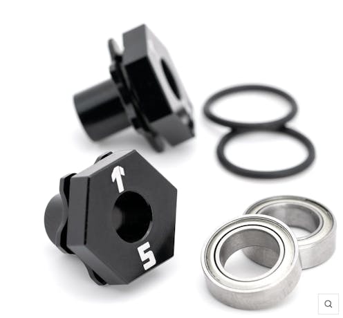 #1U-15535 - 1UP RACING DIRECTHEX HUB AXLES - AE TC8 - 5MM