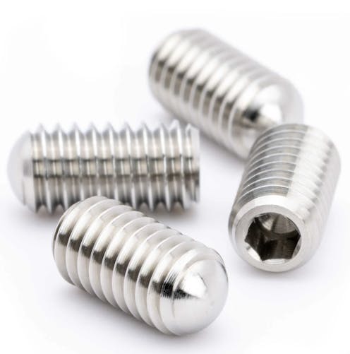 #1U-70054 - 1UP RACING PRO DUTY TITANIUM ROUNDED DROOP SCREWS - M4x8mm - 4PCS