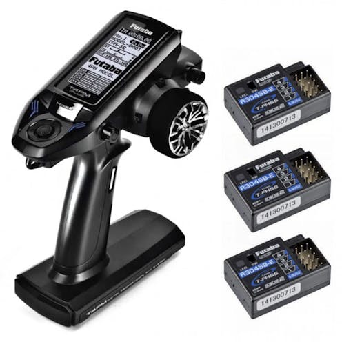#FUT05003210-3 - FUTABA T4PM PLUS 4-CHANNEL 2.4GHZ T-FHSS & R304SBE x3