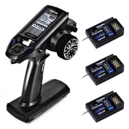 #FUT05003211-3 - FUTABA T4PM PLUS 4-CHANNEL 2.4GHZ T-FHSS & R304SB x3