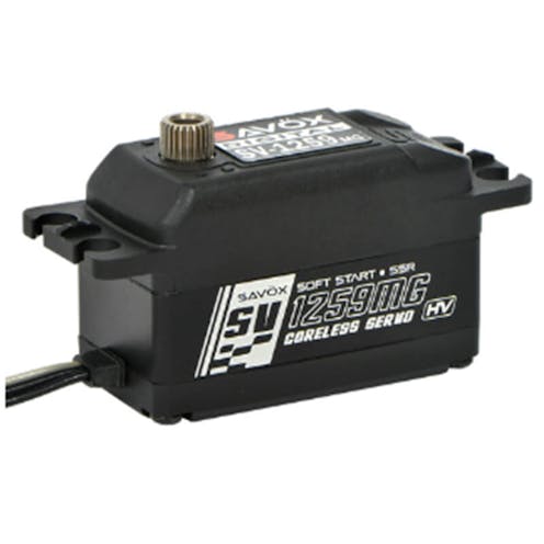 #SAV-SV1259MG - SAVOX HV LOW PROFILE DIGITAL SERVO 22KG/0.075S@7.4V