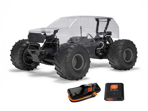 #ARA3230SKT2 - ARRMA GORGON 2WD MT 1/10 - RTA - BATTERY & CHARGER - CLEAR BODY