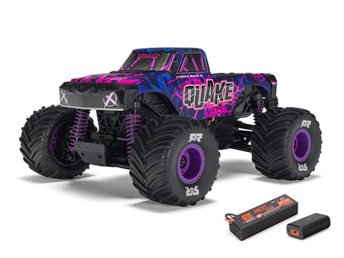 #ARA2137T3 - ARRMA 1/16 QUAKE GROM 4X4 RTR MONSTER TRUCK - PURPLE