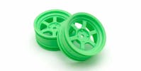 #K.FAH709KG - KYOSHO 1:10 FAZER FZD2 RAYS TE37V WHEEL OFFSET 5MM (2) GREEN