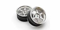 #K.FAH709SM - KYOSHO 1:10 FAZER FZD2 RAYS TE37V WHEEL OFFSET 5MM (2) PLATED