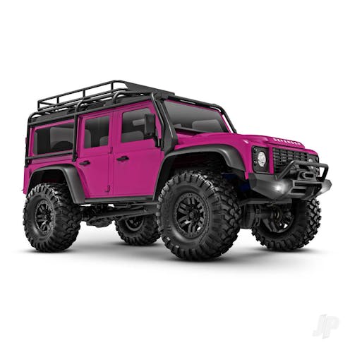 #TRX97054-1-PINK - TRAXXAS TRX-4M LAND ROVER DEFENDER - 1:18 - 4WD ELECTRIC TRAIL CRAWLER - RTR - PINK