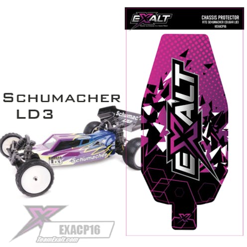 #EXACP16 - Exalt Chassis Protector (Schumacher Cougar LD3)