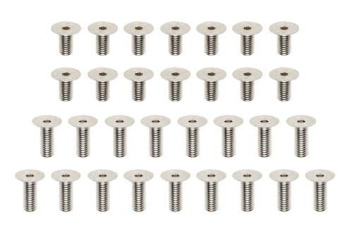#MS-SSA20 - YOKOMO 12 DEGREE MACHINED SCREW KIT FOR MS2.0 ALLOY CHASSIS - 31 PCS