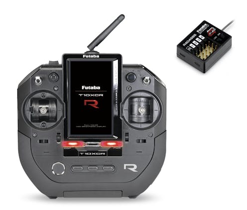 #FUT05003239-3 - FUTABA T10XCR STICK RADIO WITH R404SBS RX