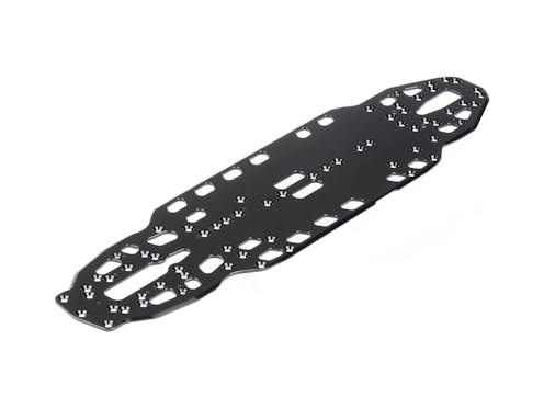 #XR301026 - X4'26 ALU FLEX CHASSIS 2.0MM - SWISS 7075 T6