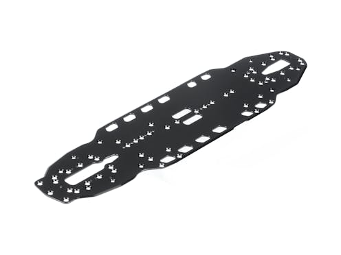 #XR301027 - X4'26 ALU FLEX CHASSIS 1.5MM - SWISS 7075 T6