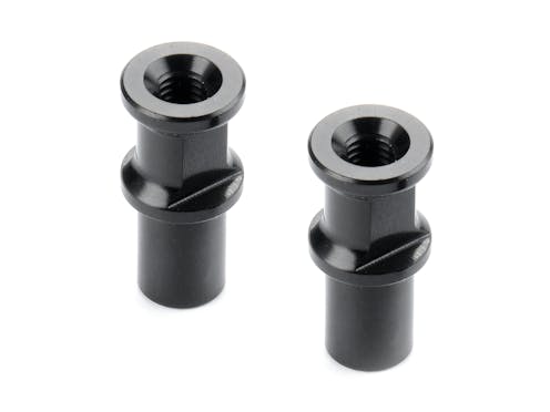 #XR302539-C - X4 ALU STEERING POST FOR DUAL SERVO SAVER - DEEPER COUNTERSUNK (2)