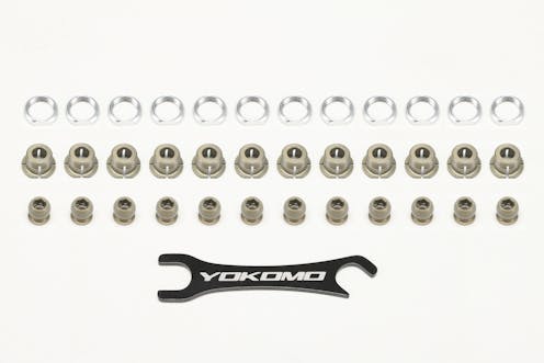 #MS-B60A12 - Yokomo Alum.Hard Court Suspension Ball Set (12set)