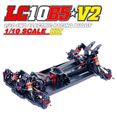 #LC10B5V2-003 - LC Racing LC10B5 Ver2 - 1/10th competition spec 4wd off road buggy kit (slipper & centre diff version)