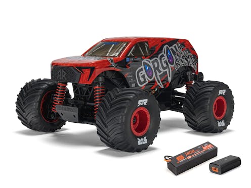 #ARA2130T2 - ARRMA 1/16 GORGON GROM 4X4 RTR Monster Truck - Red