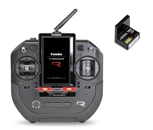 #FUT05003238-3 - FUTABA T10XCR STICK RADIO WITH R404SBS-E RX