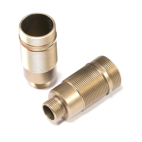 #LC7118 - LC Racing Hard coated 13mm threaded front shock bodies - pr (LC10B5 V2)
