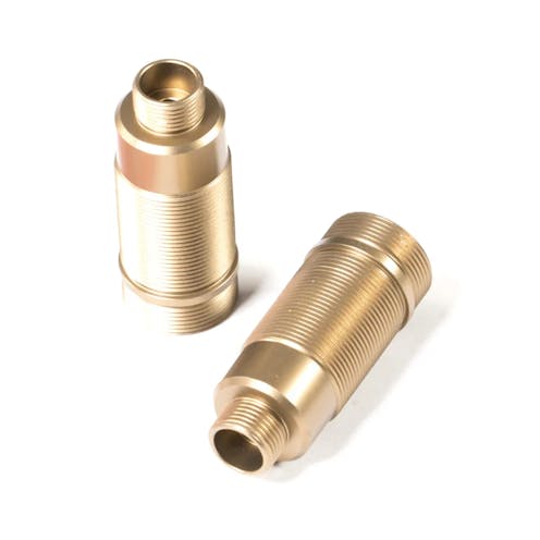 #LC7119 - LC Racing Hard coated 13mm threaded rear shock bodies - pr (LC10B5 V2)