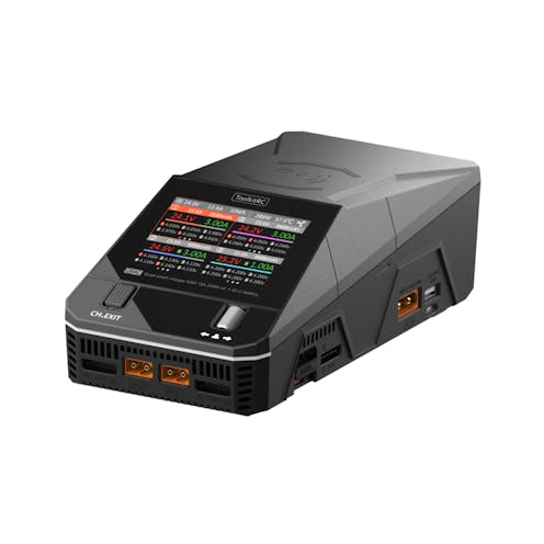 #TK12900UK - ToolKit RC Q6AC - 0.1-15amp  250W AC 240v/DC 12v quad charger and discharger (1-6S LIPO,  1-16S )