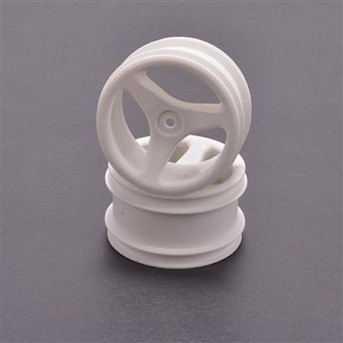 #U1615 - Rear Wheels; White 3 Spoke - CAT/Fbl