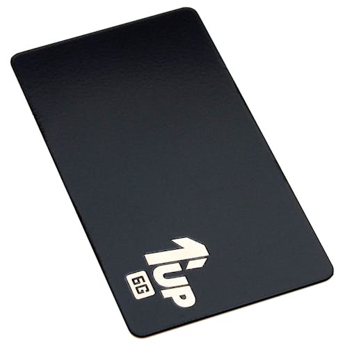 #1U-10705 - 1Up - Blacked Out Weight Plate - Losi Mini B Under Battery - 6g