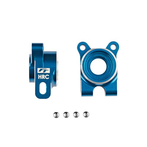 #AS92564 - TEAM ASSOCIATED RC10B7 FT HRC REAR HUBS -4 OFFSET BLUE ALUMINIUM