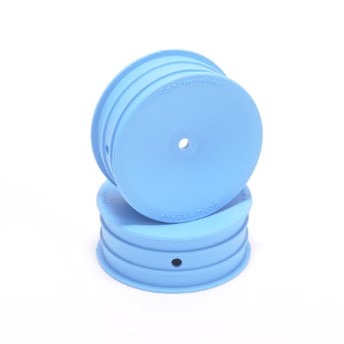#U9374 - Schumacher Wheel Front Med 2WD - Blue - pr