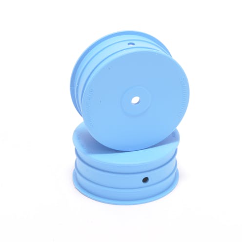 #U9376 - Schumacher Wheel; Hex Front - Blue - 4WD - pr