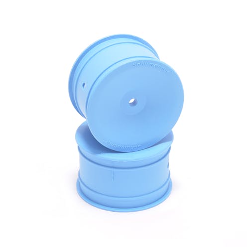 #U9378 - Schumacher Wheel; Hex Rear - Blue - Off Road - pr