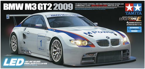 #TA58449 - TAMIYA BMW M3 GT2 2009 (TT-01E)