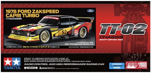 #TA47526 - TAMIYA 1978 Ford Zakspeed Capri (TT-02)