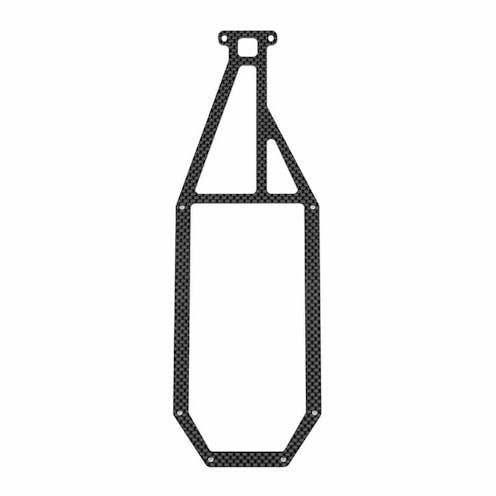 #AS6772 - ASSOCIATED RC10 91 STEALTH CAR TOP PLATE CARBON FIBRE