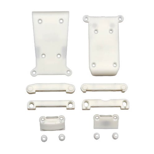 #AS21902 - ASSOCIATED REFLEX 14B CLASSIC SKID PLATES/ARM MOUNTS NATURAL