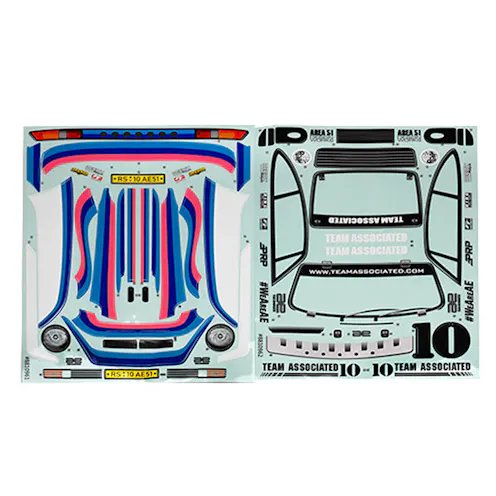 #AS31964 - TEAM ASSOCIATED RC10 RALLY 4X4 DECAL SET