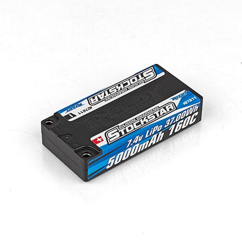 #AS27611 - REEDY STOCKSTAR 5000MAH 7.4V 160C LCG SHORTY LIPO BATTERY