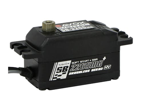 #SAV-SB2265MG+ - SAVOX LOW PROFILE BRUSHLESS HV DIGI 12KG/0.08s@7.4V BLACK +