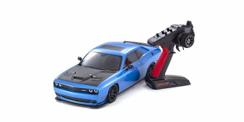 #K.34415T2C - KYOSHO FAZER FZ02 (L) DODGE CHALLENGER SRT 2015 BLUE 1:10 READYSET
