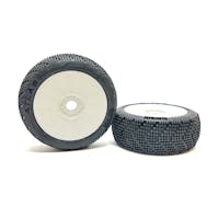 #M.ATLUS-GL - MATRIX ATLAS ULTRA SOFT 1:8 BUGGY PRE-GLUED WHITE WHEELS (2)