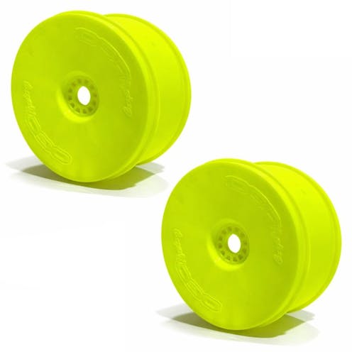 #OGO-OG2101TBYV2 - OGO Racing 1/8 Truggy Yellow Wheel V2 - 2Pcs