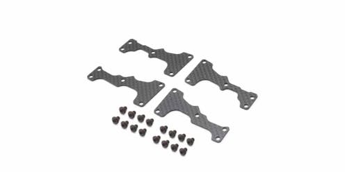 #K.IFW705 - KYOSHO INFERNO MP11 CARBON FRONT LOWER SUS PLATE (4)
