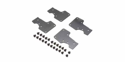 #K.IFW706 - KYOSHO INFERNO MP11 CARBON REAR LOWER SUS PLATE (4)