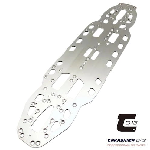 #TKSM-134+TKSM-135 - Takashima Spring Steel Chassis - 1.2mm - Inc 120deg Screw Set - Xray X4'26