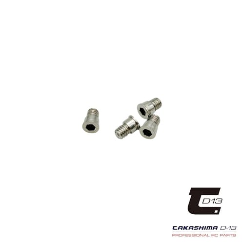 #TKSM-095 - Takashima Special top deck screws - 4pc (Awesomatix A800R)