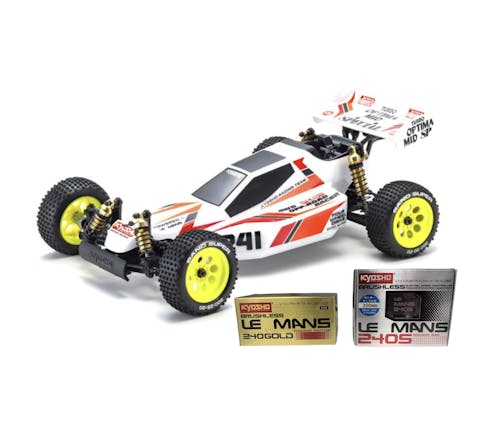 #K.30623LM - KYOSHO TURBO OPTIMA MID SPECIAL 4WD 1:10 LE MANS 240 GOLD EDITION