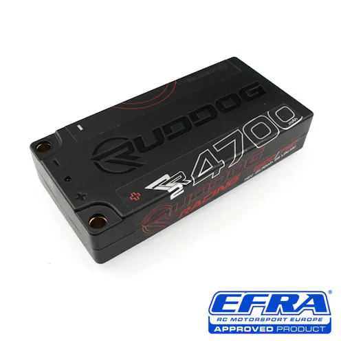 #RP-0853 - RUDDOG Racing RR2 4700mAh 150C/75C 7.6V 18.5mm-LCG Short Stick Pack LiPo-HV Battery