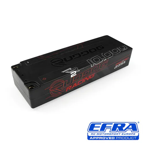 #RP-0860 - RUDDOG Racing RR2 10.000mAh 150C/75C 7.6V 25mm Stick Pack LiPo-HV Battery