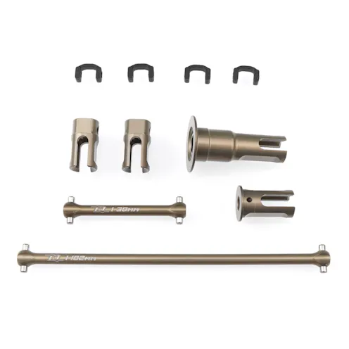 #RDRP0737-FMP - Revolution Design B84 Lightweight Center Driveline Set (For Decoupled Slipper | Forward Motor Position | 10.5T/13.5T Stock Class)