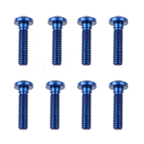 #RDRP0761-12 - Revolution Design Aluminium Centering Screws M3x12mm (AE-Blue | 8pcs)